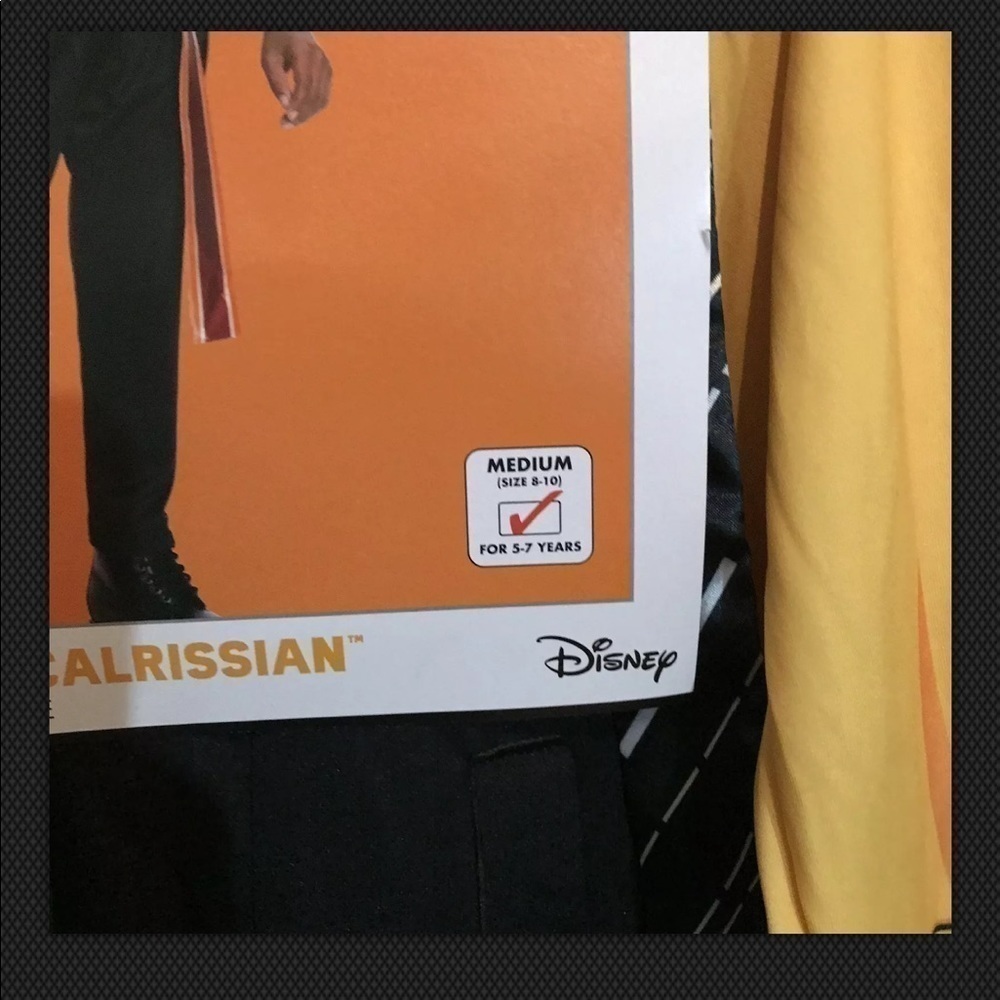 NewDisney Star Wars Costume Lando Calrissian M 5/7 - Picture 3 of 6